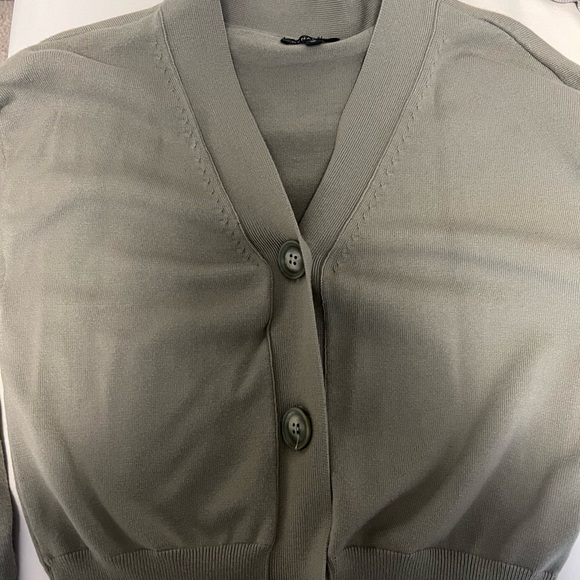 Dynamite cardigan in green, size xxs - Picture 2 of 3